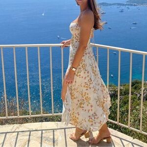 Reformation Juliette Dress in Aries floral print